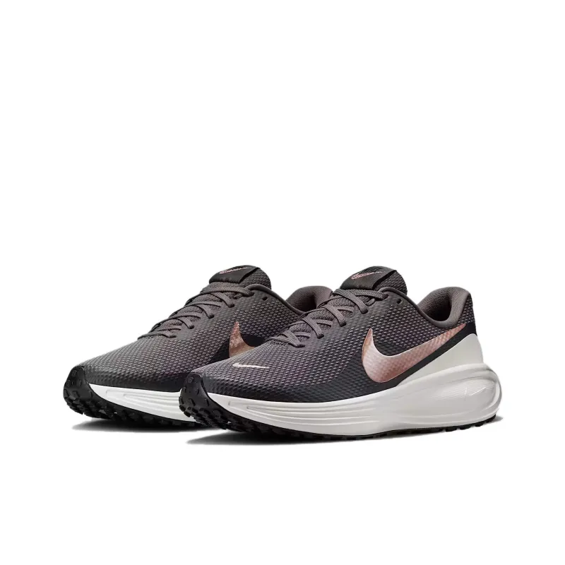 Nike REVOLUTION 8 Anti Slip Wear Resistant Low Top Running Shoes Women's Medium Gray-2
