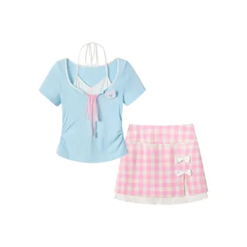 ABBY GODDESS Two Piece Skirt Sets Women's