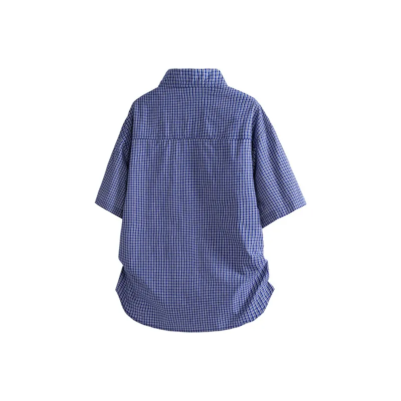 HOKLV Shirts Unisex Colorful Blue-1