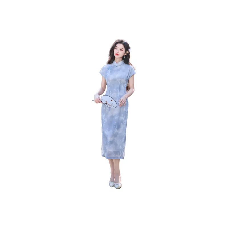 MJ Cheongsams Women's Light Purple-0