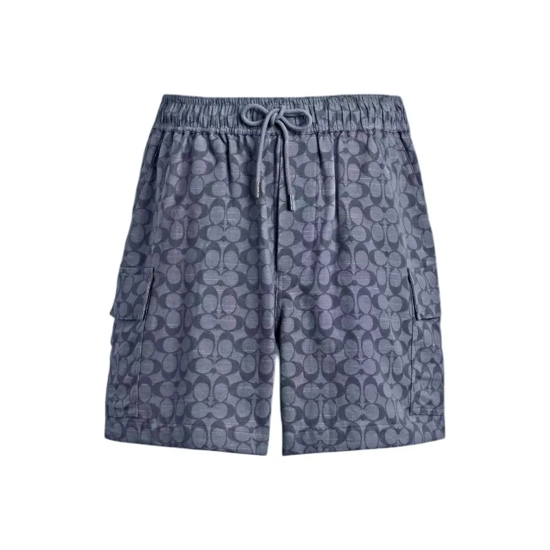 COACH SS25 Casual Shorts Men's Blue-0