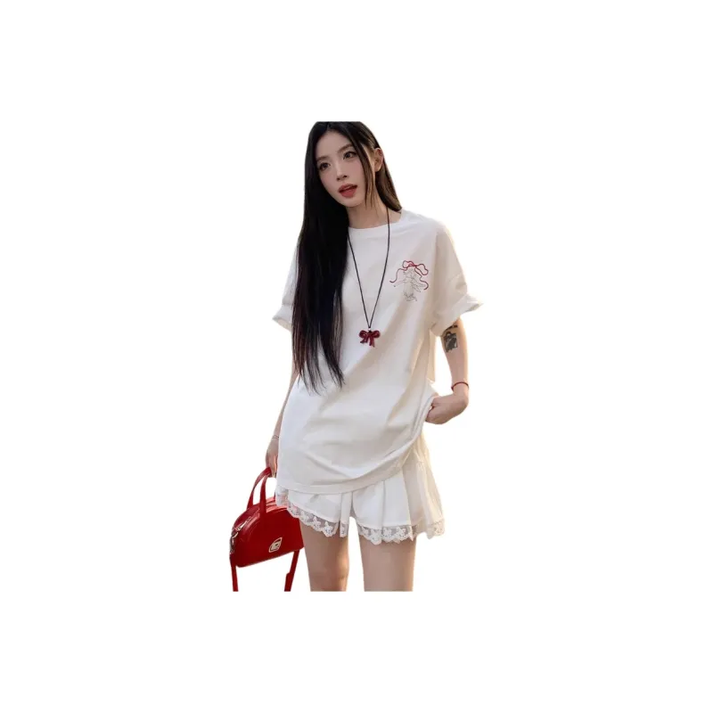 GOSO T Shirts Women's White-1
