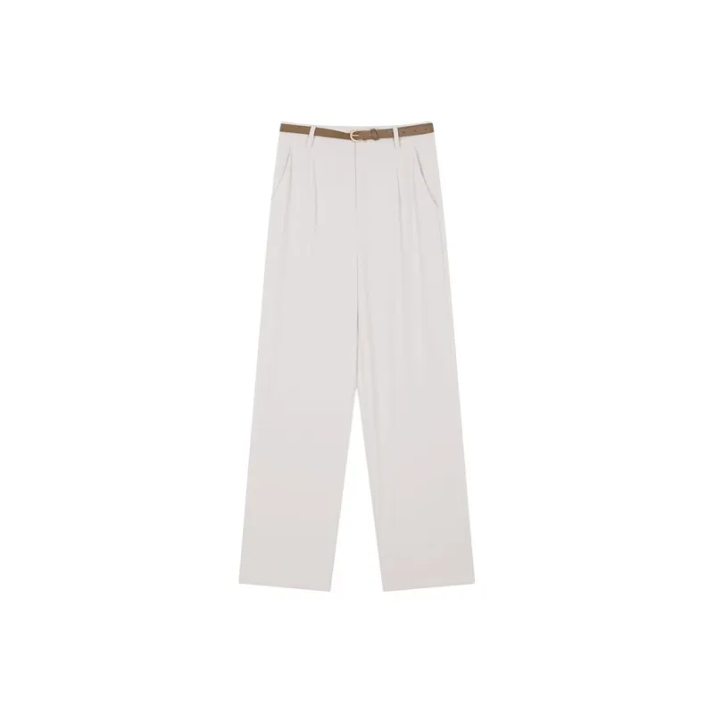 IHIMI Casual Pants Women's Beige-2