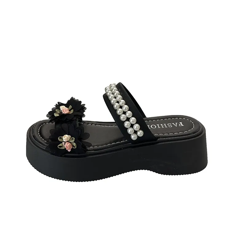 WUJI Rubber Sole Slip Resistant Abrasion Resistant Slide Slippers Women's-4
