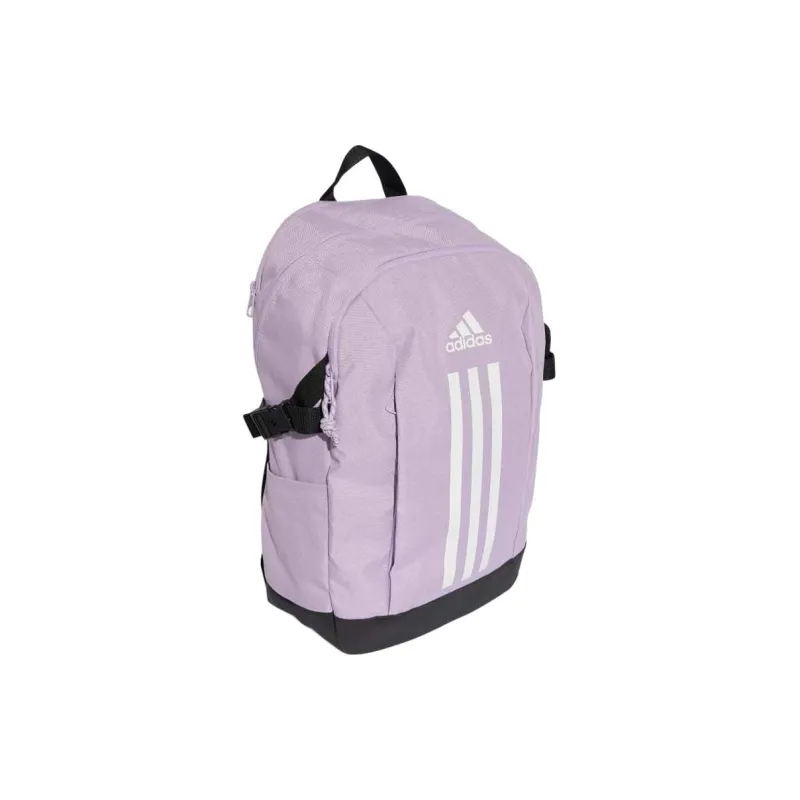 Adidas Power Polyester Backpack Unisex Plum Pink & White-1