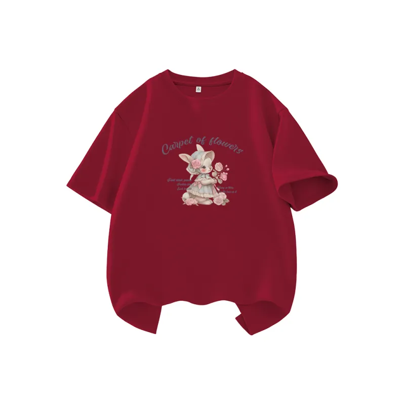 Cotton T Shirts Women's-24
