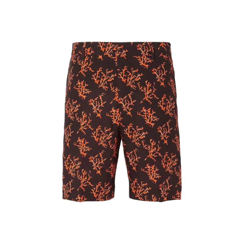 FENDI SS25 Casual Shorts Men's Brown-0