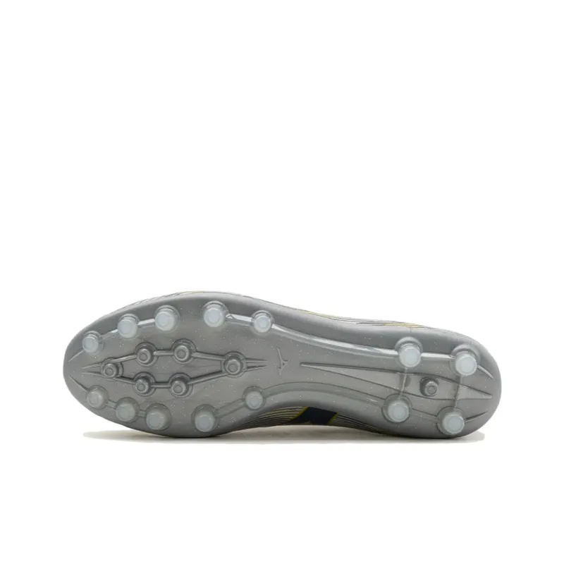 Mizuno Alpha 2 Anti Slip Wear Resistant Soccer Shoes Men's Silver-3