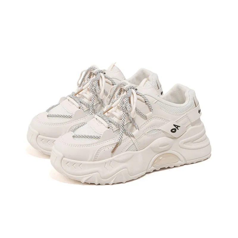 Gai Renpu Slip Resistant, Abrasion Resistant, Breathable Low Top Chunky Sneakers Women's-7