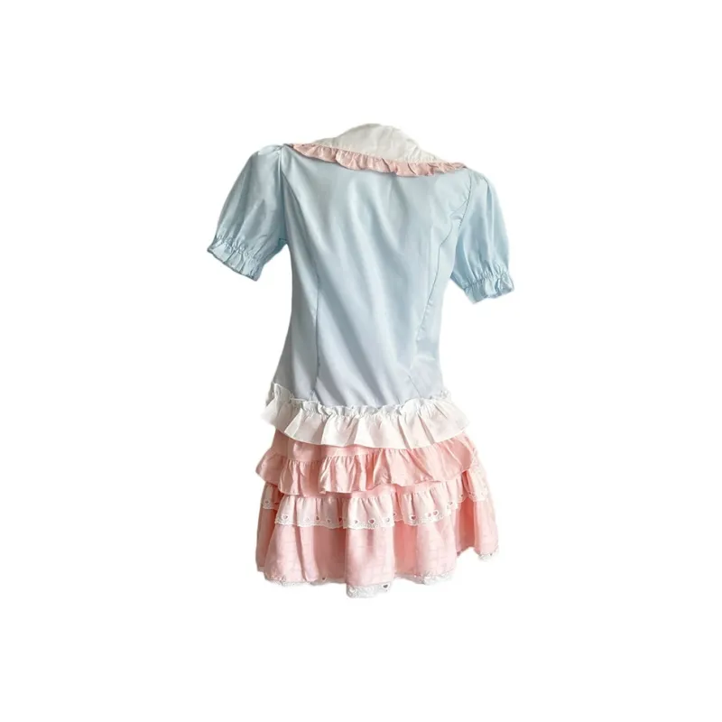Mu Xiao Xin Two Piece Skirt Sets Women's-1