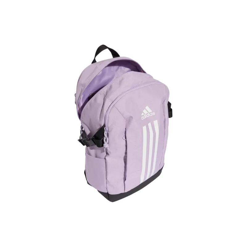 Adidas Power Polyester Backpack Unisex Plum Pink & White-2