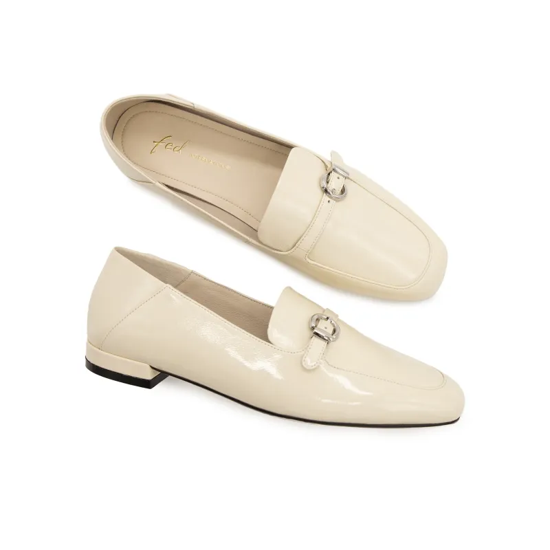 FED Casual Single Shoes Women's Beige-6