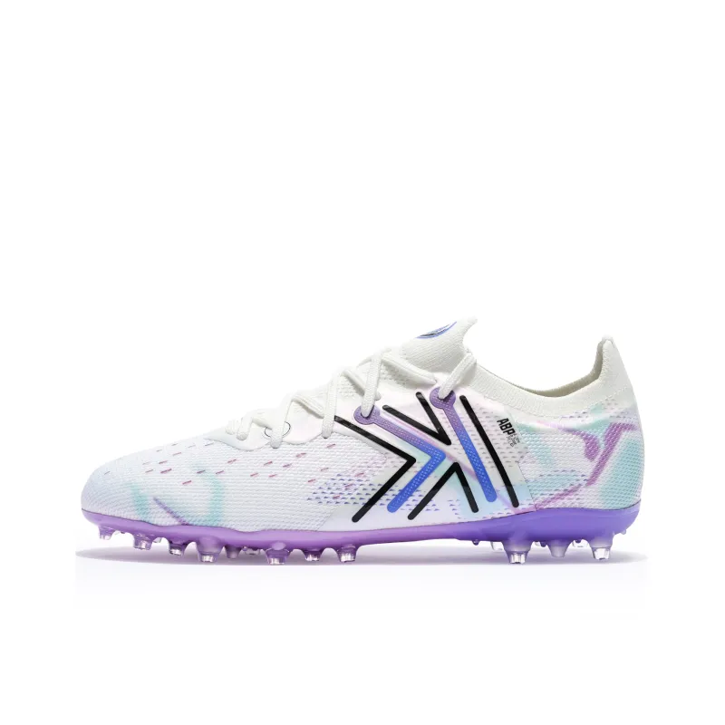 KELME Ji Di 5.0 MG Multi Ground Cushioning Support Slip Resistant Soccer Shoes Unisex White Multicolor-4