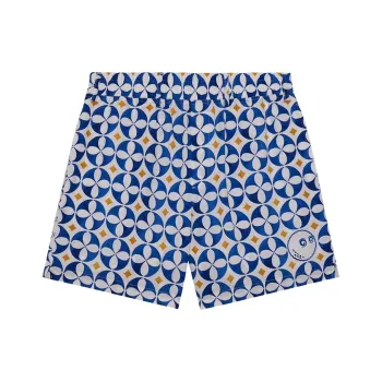 Malbon Golf Casual Shorts Men's Blue