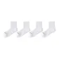 Spring Versatile Sports Ankle Socks Combination ① (White+White+White+White)