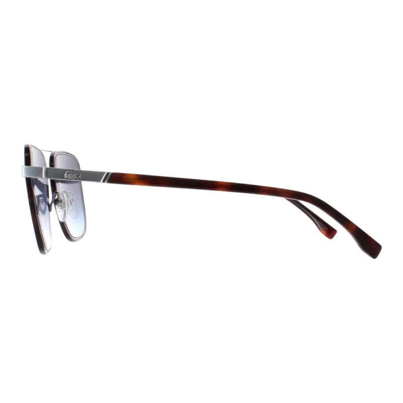 LACOSTE Metal Aviator Sunglasses Men's Silver-2