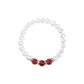 Red Agate Pearl Bracelet