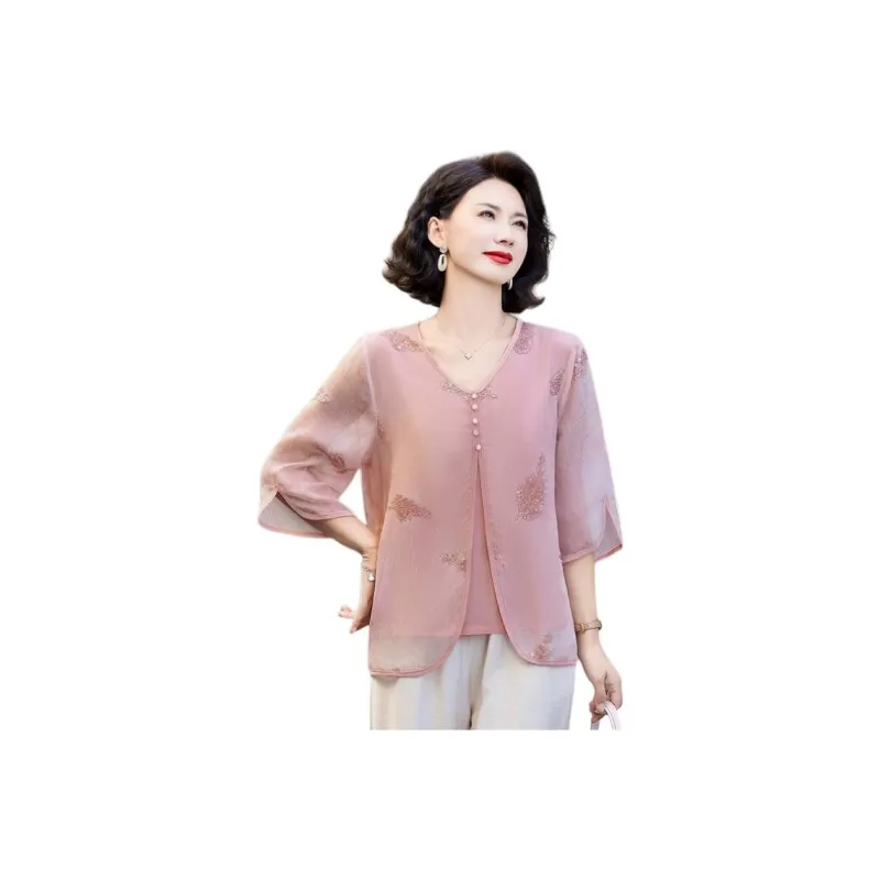 PIERRE CARDIN Chiffon Shirt Women's-3