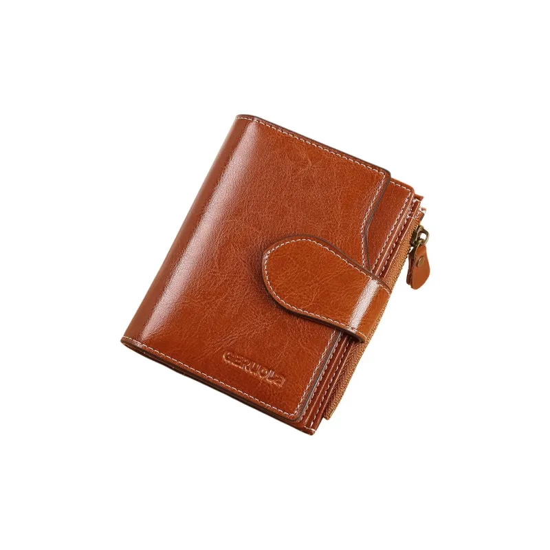 Gorora Cow Leather Wallet Women's Multicolor-3