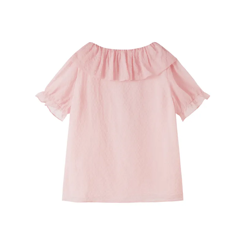 XIANGYING Chiffon Shirt Women's-3