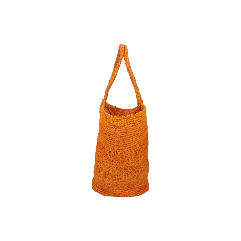 THE ROW Raffia Tote Bag, Shopping Bag, Handbag Women's Orange-2
