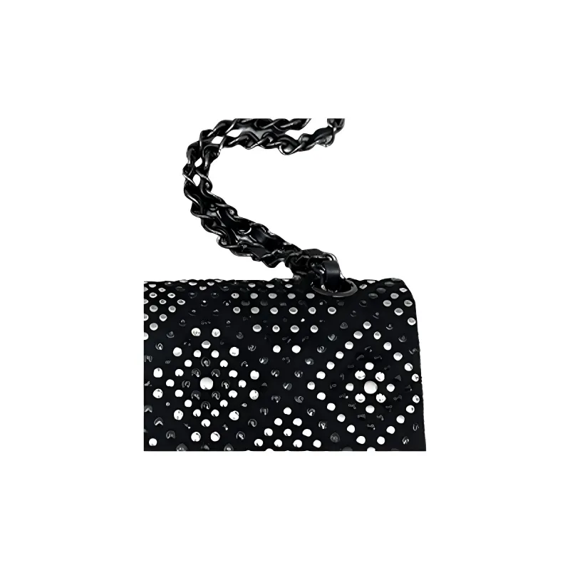 CHANEL 22PClassic Flap CF Woolen Flap Bag, Crossbody Bag, Shoulder Bag Medium Size Women's Black-2