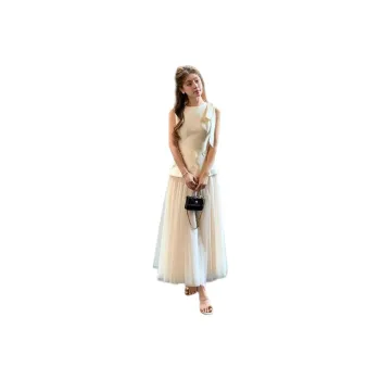 Flowers In Water Sleeveless Dress Women's