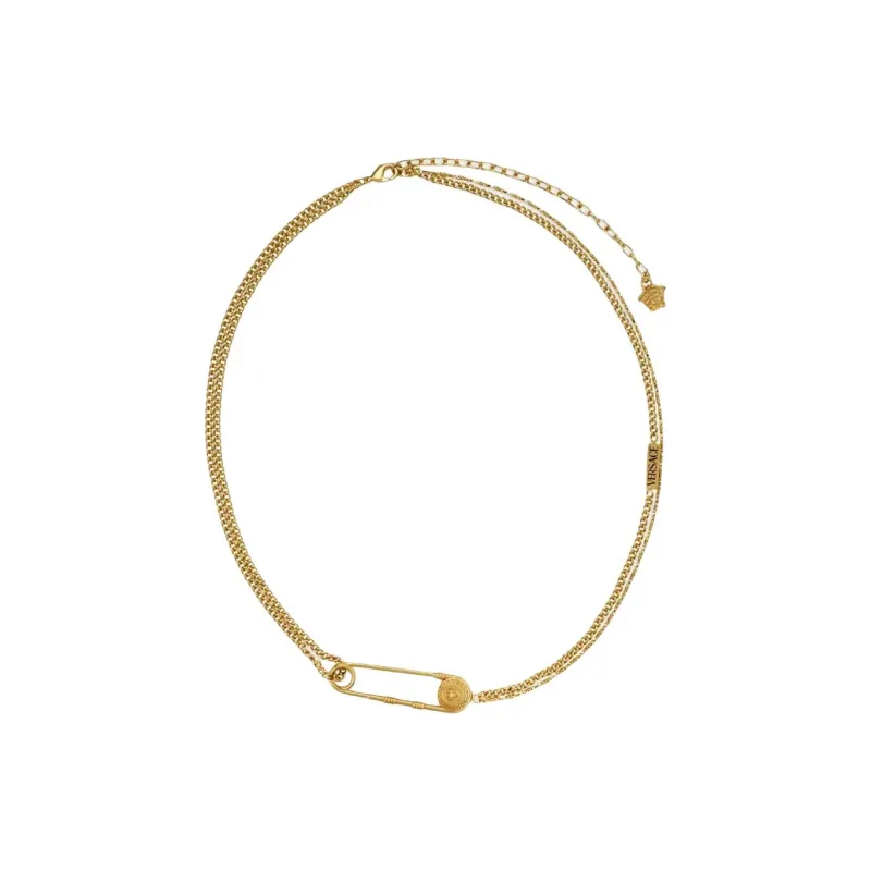 VERSACE Logo engraved Necklace-0