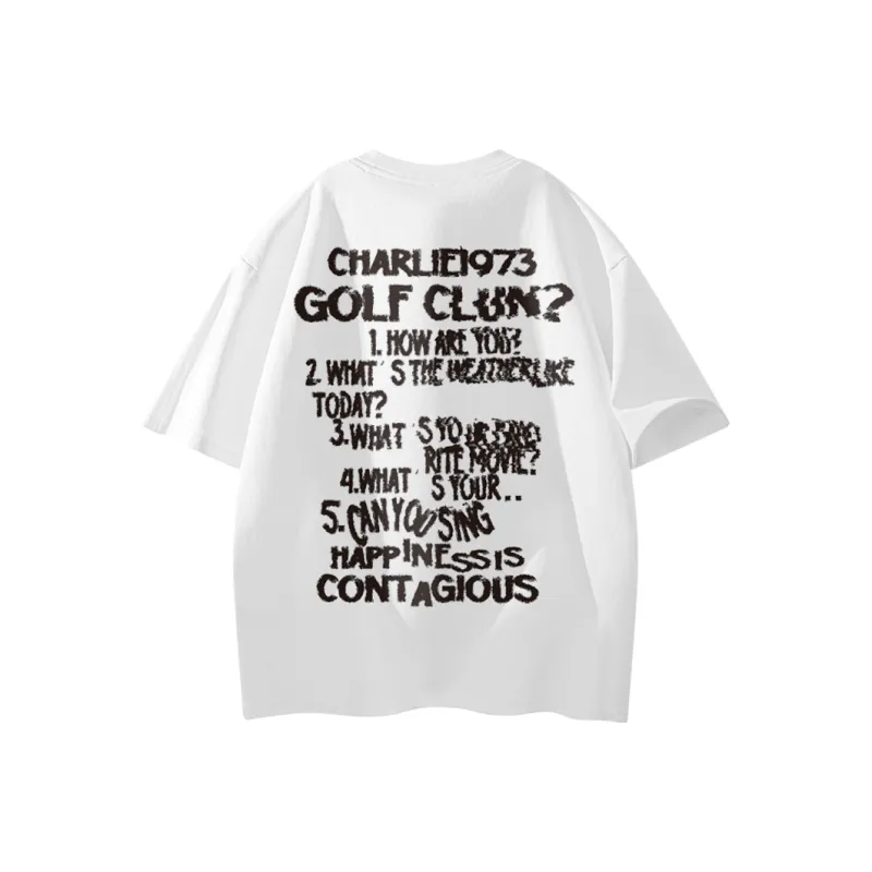 CHARLIE GOLF T Shirts Unisex-2