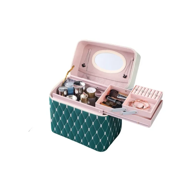 MUYAXUAN Large Capacity Suitcase Premium Nail Art Box-2