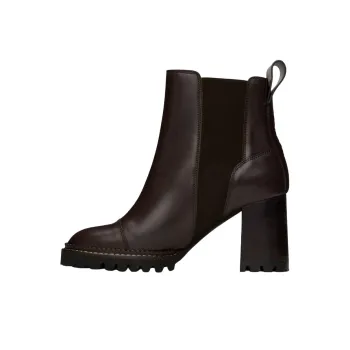 See By Chloe Mallory Short Chelsea Boots 7.6cm Women's Brown