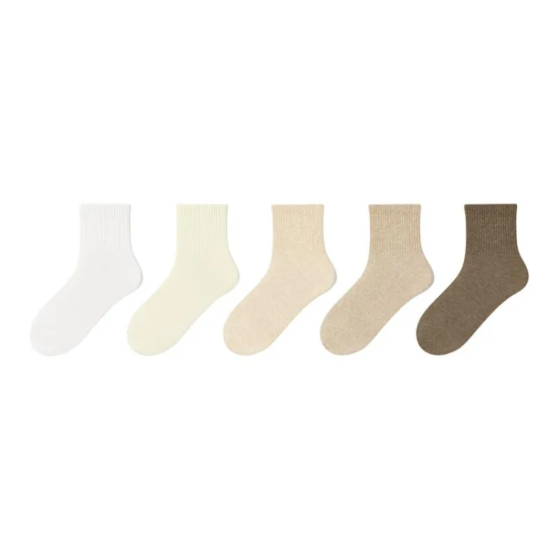 B&C.Room Mid Calf Socks Women's 5 Pack-5