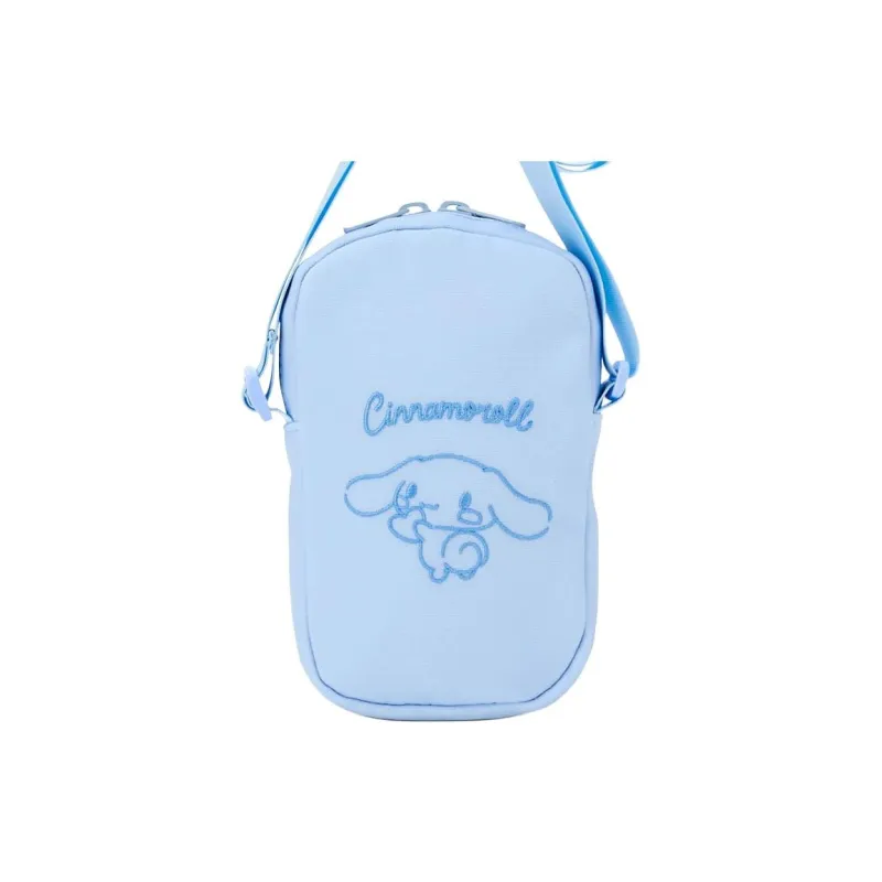 Sanrio Embroidery Cell Phone Pouch Mini Women's Blue-1