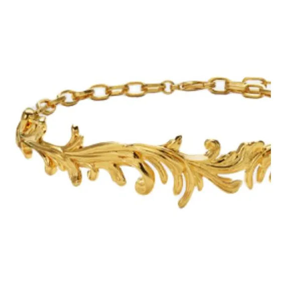 VERSACE Barocco Leaf Choker-2