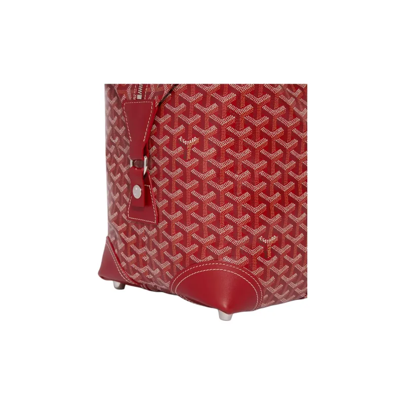 GOYARD Bowling Canvas Travel Bag Unisex Red-4