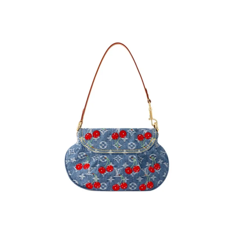 LOUIS VUITTON X Takashi Murakami Cherry Sunset Denim Monogram-2