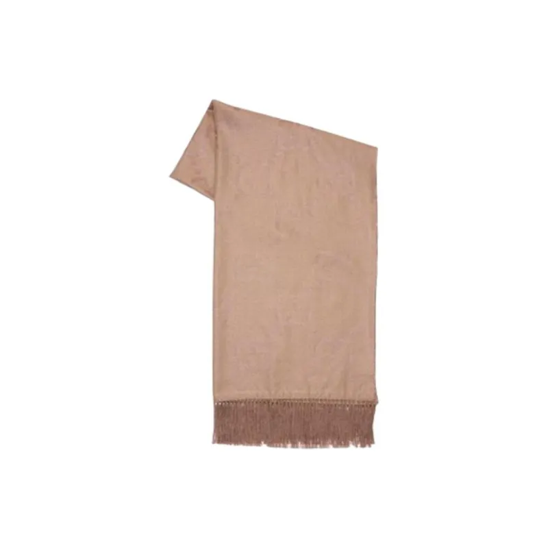 GUCCI Wool Knit Scarves Women's Brown-0