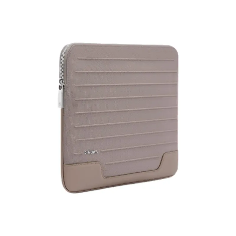 RIMOWA Never Still Nylon With Leather Clutch Medium Size Women's Taupe-1