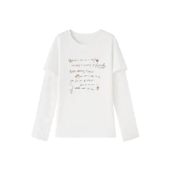 DX.DAXI T Shirts Women's Pure White