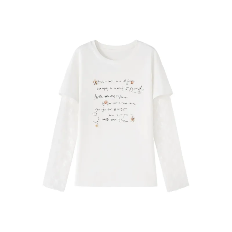 DX.DAXI T Shirts Women's Pure White-0