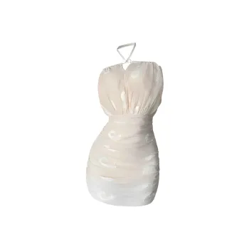 IQC Slip Dresses Women's Apricot