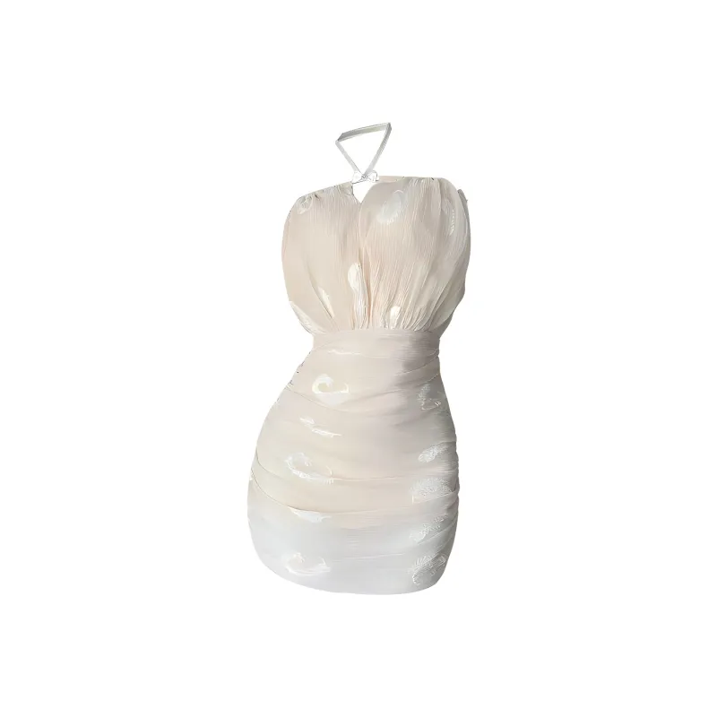 IQC Slip Dresses Women's Apricot-0