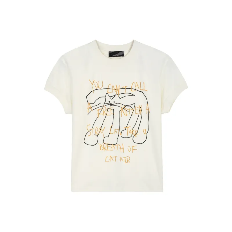Vine Color Set in Sleeve T Shirt Women's-2