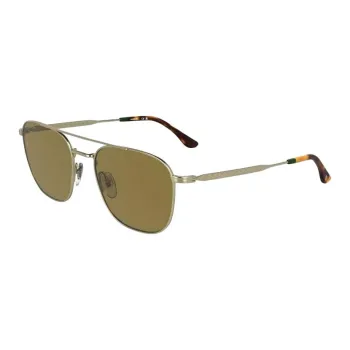 LACOSTE Metal Irregular Shape Sunglasses Unisex Brown