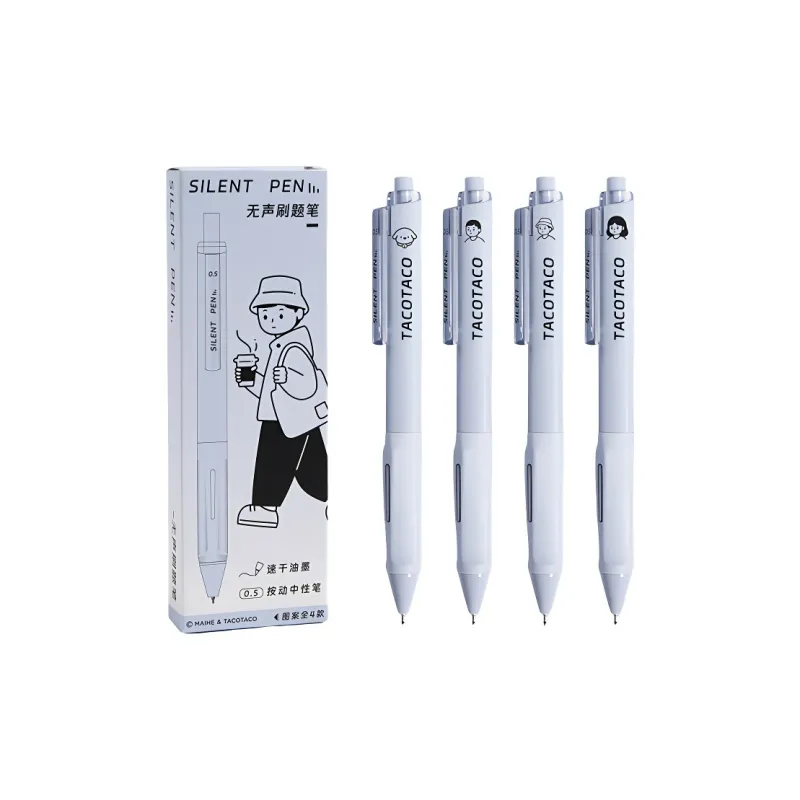 TACOTACO Minimalist Style ST Pen Tip Quick Dry Carbon Pen Ballpoint Pen-2