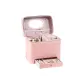 822 with Drawer Embroidered L Square Pink