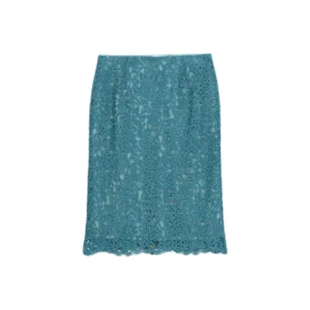 Blumarine Casual Long Skirt Women's Blue