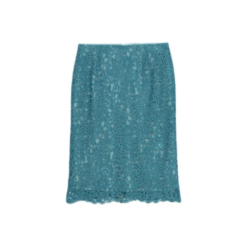 Blumarine Casual Long Skirt Women's Blue-0