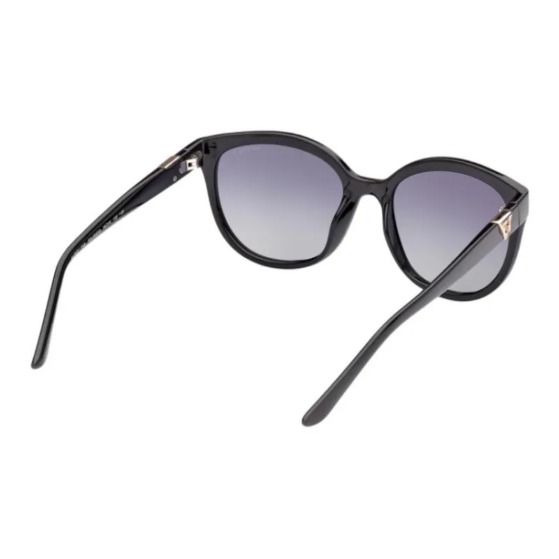 GUESS Injection Cat Eye Sunglasses Women's Black-3