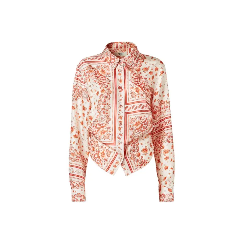 FENDI SS25 Shirt Women's Orange-0